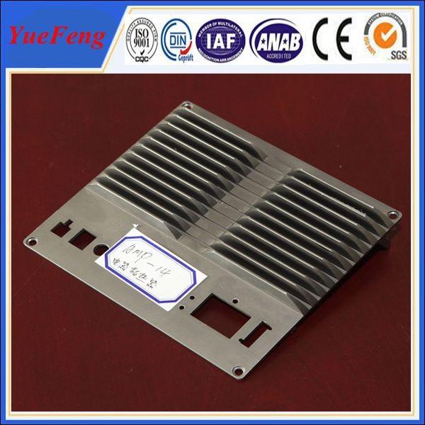 CNC machined die casting aluminum extrusion heat sink(radiator) profiles