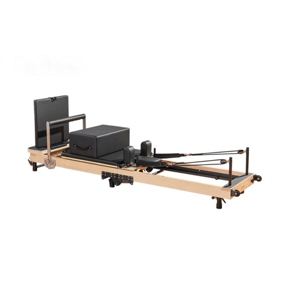 Portable Foldable Maple Pilates Reformer U+PL015C with Quick Setup Frame