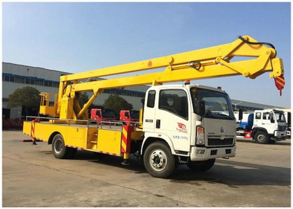 1000kg 22000mm 140HP Municipal Work Truck  Three Arm Hydraulic Cylinder