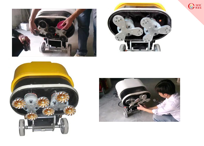 220V / 380V 3 ширина точильщика V6 550mm пола участка работая