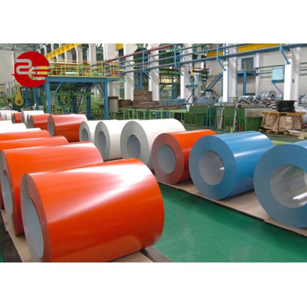 bobine en acier galvanisée enduite d'une première couche de peinture 5012 par bleus ral du zinc 40 avec 0.12mm