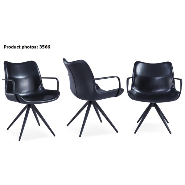 Soft Cushion 76x59x84cm Modern Swivel Lounge Chair