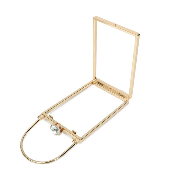 A embreagem da parte superior do OEM do ODM molda a caixa Rose Gold For Luggage Wallet Wearproof