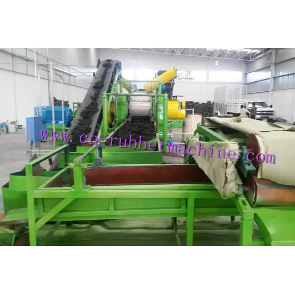 Automatic Production Line Waste Tire Rubber Powder Manufacturing Machine