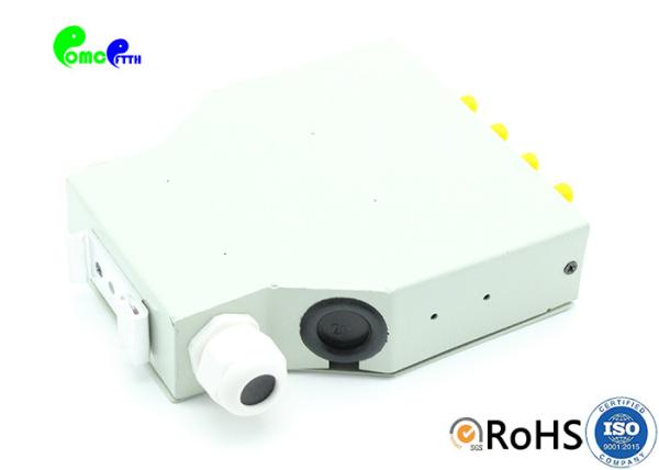 ST Rack Mount 4F Fiber Terminal Box Din Rail Optical Splice Closure