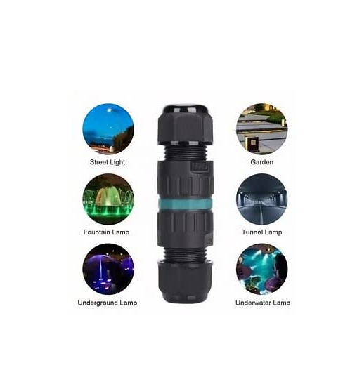 IP68 Waterproof Junction Box Connectors M20 2 Pin Outdoor Electrical Cable Connectors