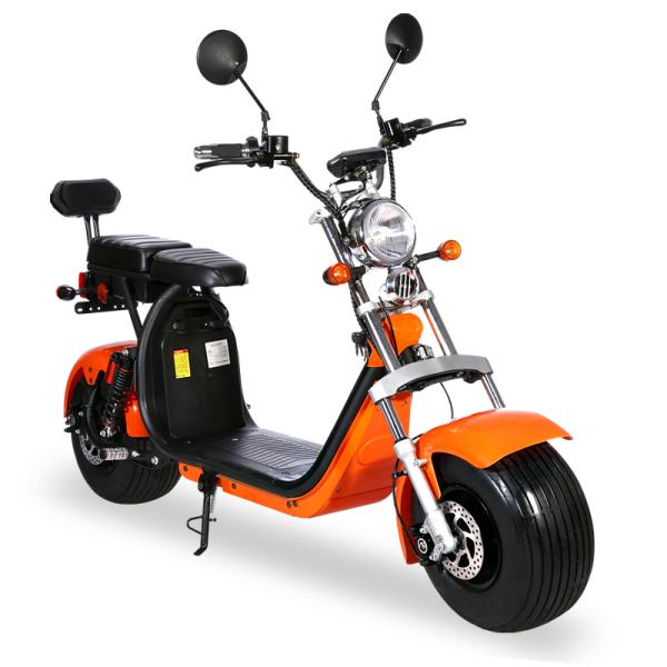 Fat Tire Harley Citycoco Electric Scooter 2000w 2 Wheel Long Range