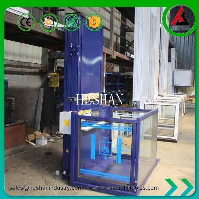 Panoramic Handicap Home Lift Elevator Hydraulic Low Noise For Villa