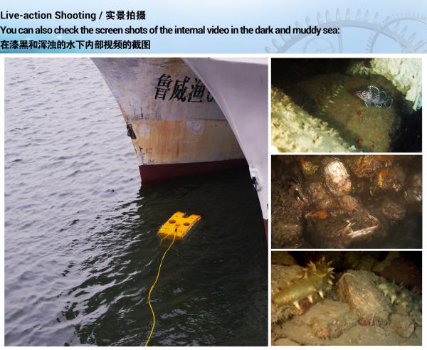 Deep Sea ROV,VVL-V1000-6T,200-600M Cable,Dams,Rivers,Lakes,Sea,Underwater Inspection