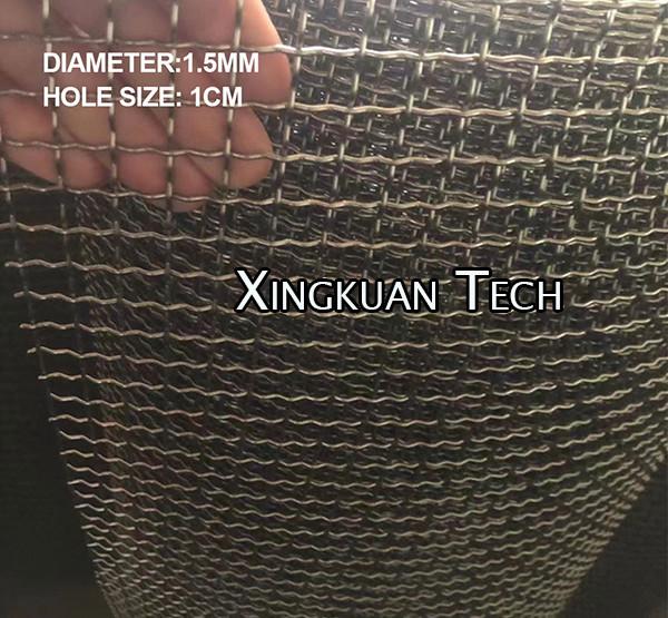 304 316 Stainless Steel Crimped Woven Wire Mesh For Sieve Industry