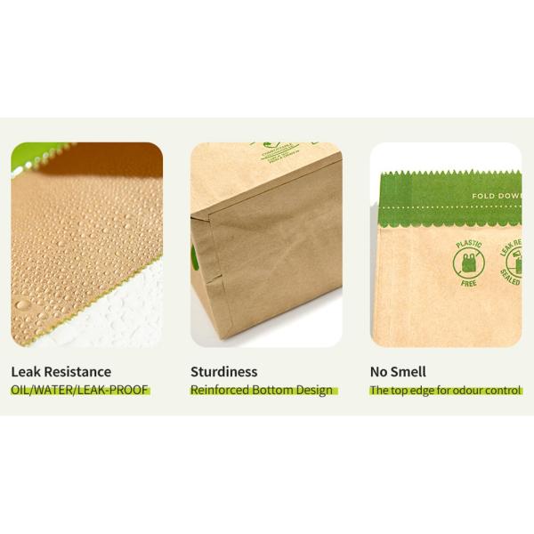 Custom Order Accepted CMYK 4 Color Offset Printed Biodegradable Disposable Garbage Bag