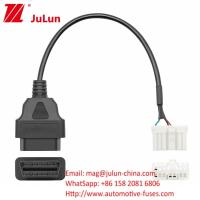 Tesla Modelo S/X OBD2 12PIN Cables de conversión de diagnóstico de cables de cableado para automóviles