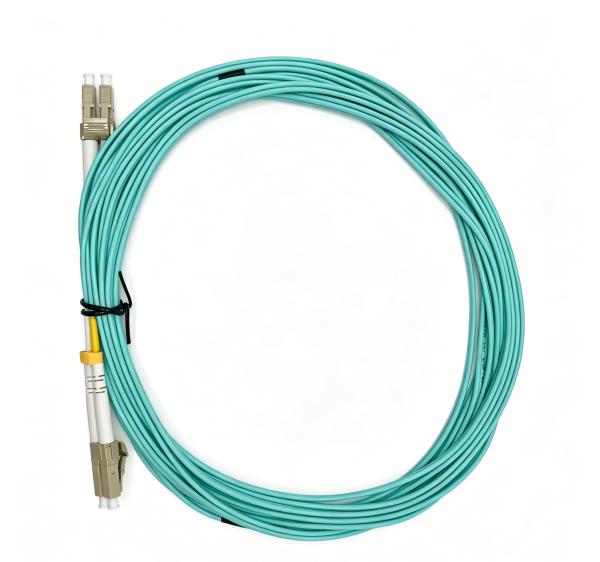 High-Performance 5M LC/UPC-LC/UPC OM4 Duplex Fiber Optic Patch Cord With 0.3dB Max Insertion Loss