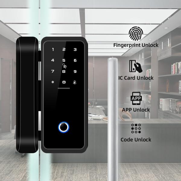 RoHS Smart Bluetooth отпечаток пальцев замок для стеклянных дверей