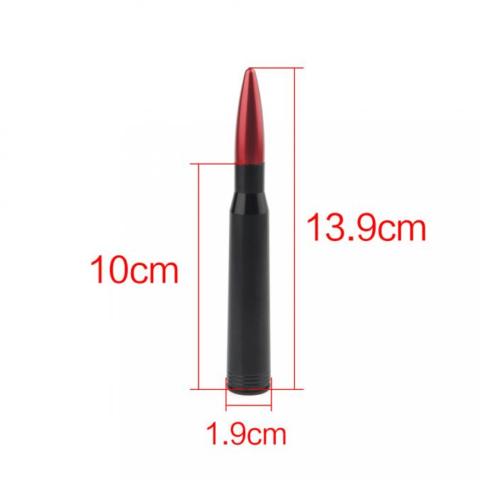 Bullet Head Antenna Auto Modification car antenna mast bullet, bullet antenna universal HT-K056