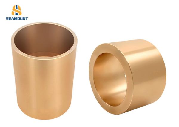 Self Lubricating Bronze cylinder-shaped Sleeve Bearings  Convenient Installation