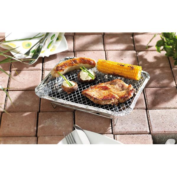 Домашний одноразовый угольный алюминиевый фольга коробка гриль