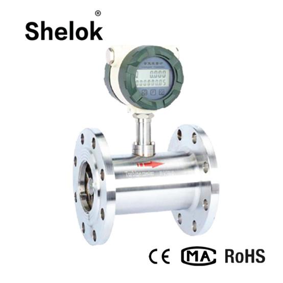 Industrial food grade digital liquid turbine stainless steel flow meter water