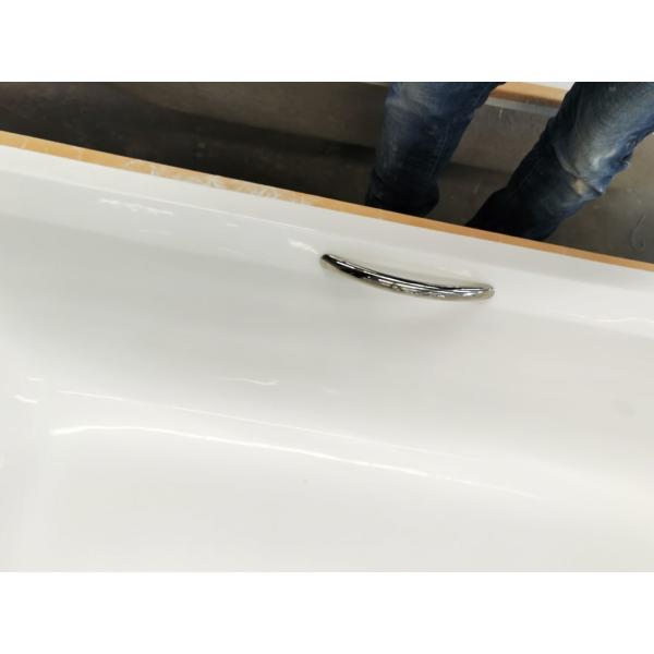 Rectangle Acrylic Bathtub with Handles and Color Africa Simple Drop Built-in Structure
