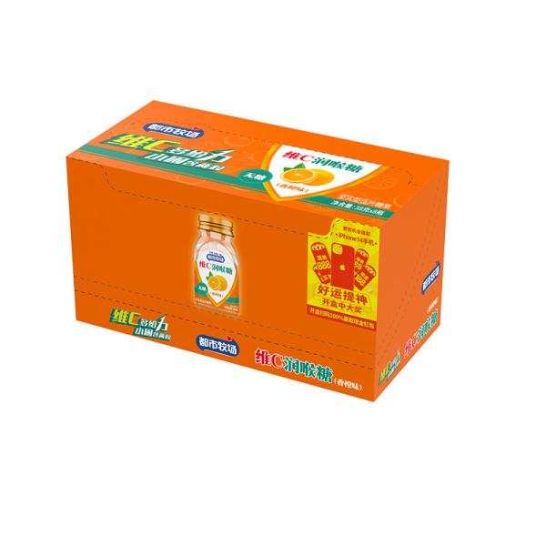 Fabricante Flavoured alaranjado personalizado dos doces de Sugar Free Vitamin Mints Healthy dos doces