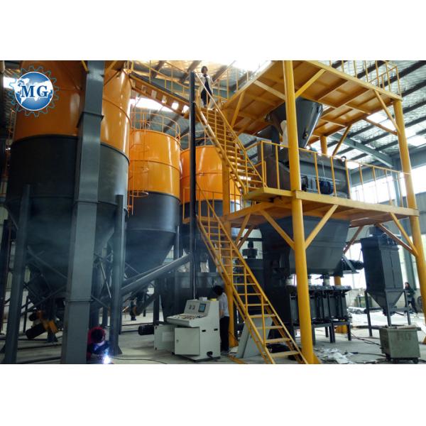 12T / Chaîne de production adhésive de tuile de H avec le mortier de réparation de système de contrôle de PLC