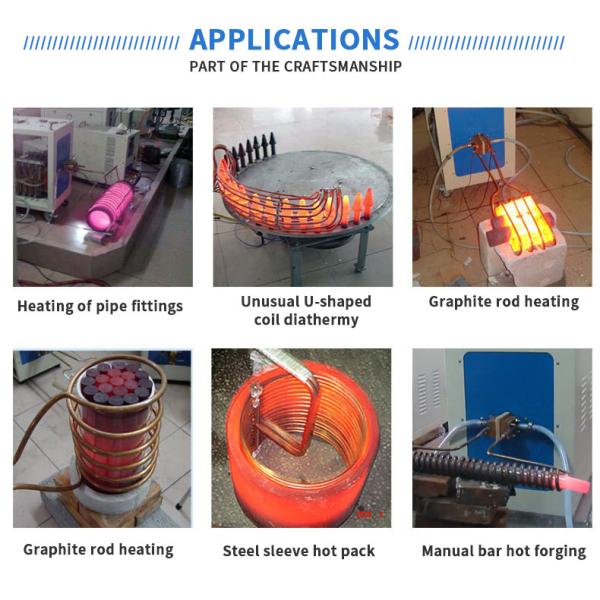 15KW Single Phase Induction Heating Machine Metal Smelting Welding Equipment 250V