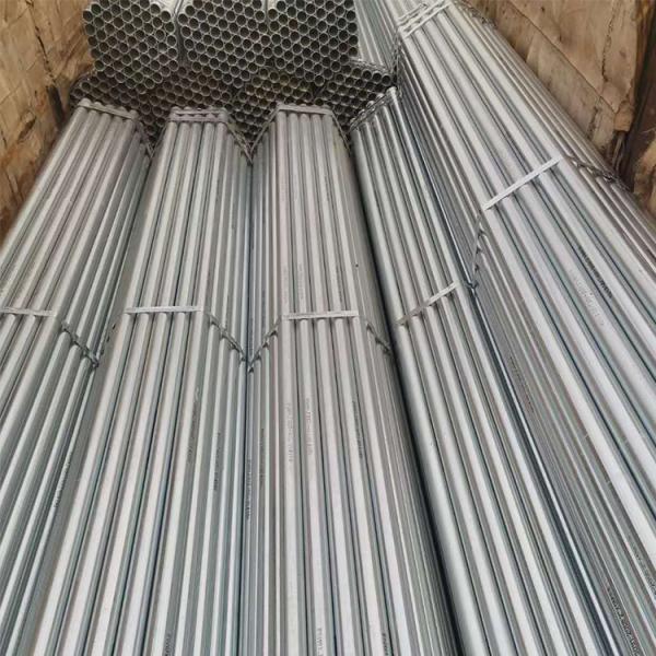 BS1387 Galvanised Steel Round Tube Hydraulic Cylinder With Slit Edge