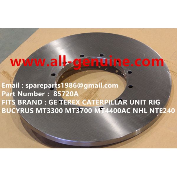 85720A BRAKE DISC KOMATSU 730E 830E 930E 960E MINING DUMP TRUCK WHEEL MOTOR DRIVE GE