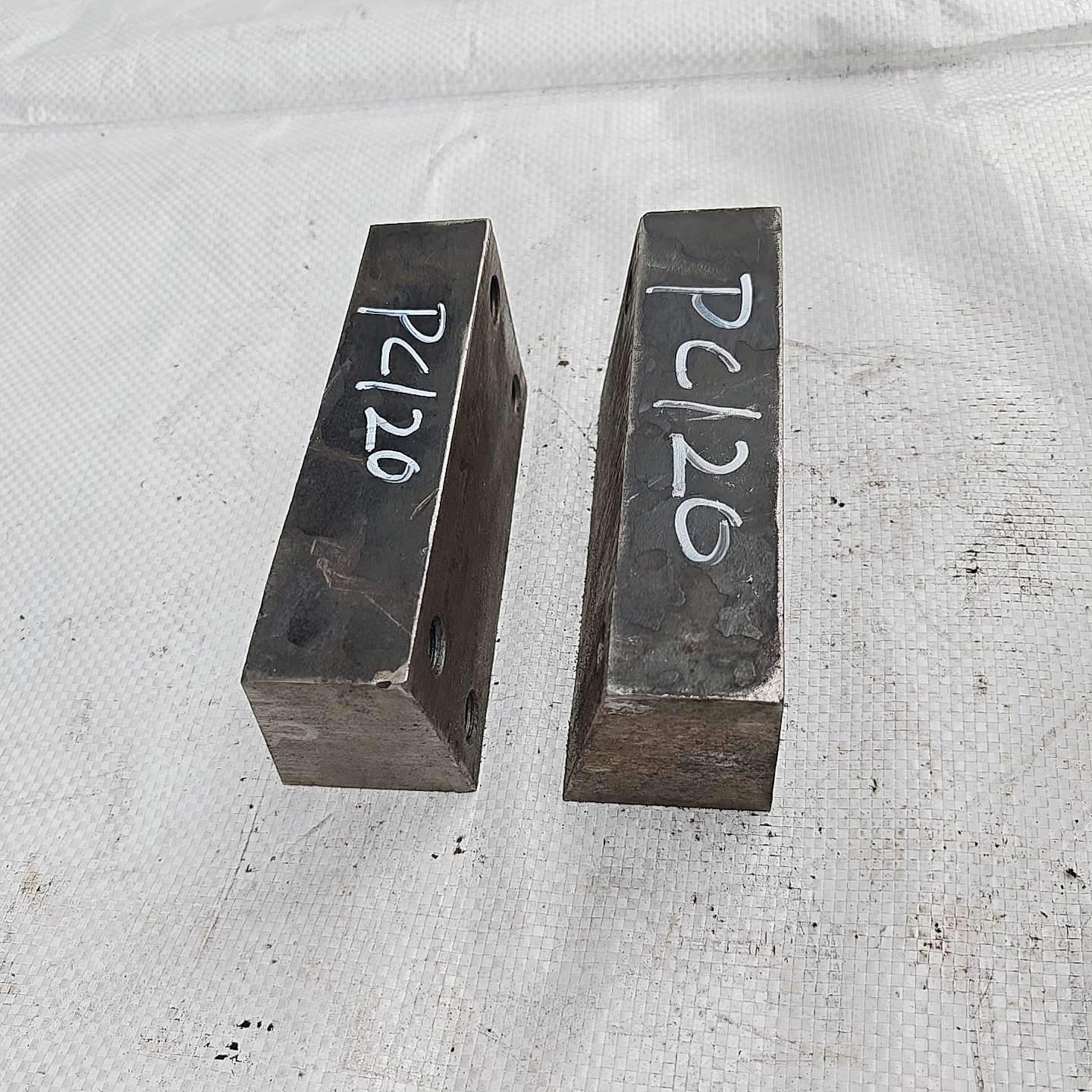 Precision CNC machined towing wheel seat for Komatsu PC120 PC1205 PC1206 excavators with accurate mounting holes for direct installation