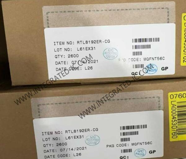 RTL8192ER Ethernet IC 802.11bgn controlador de interfaz de red PCIe QFN56