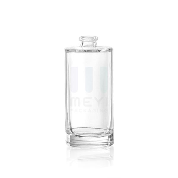 Contenedor de frasco de fragancia vacío 50 ml Botella de perfume de vidrio Botella de perfume de lujo con tapa de perfume redonda