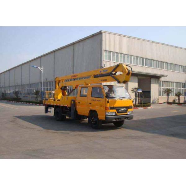 XCMG Rotary Platform Boom Lift Truck , Three Telescopic Arms