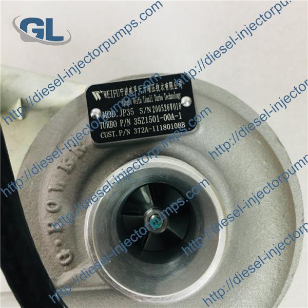 Turbocompressor GENUÍNO NOVO do turbocompressor A-JP35 372A-1118010BB 35Z1501-00A-1 para SQR372A 1.0T 46KW