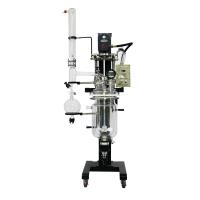 Chemglass Lab Jacketed Glass Reactor 10L 600 Rpm/Min Stainless Steel