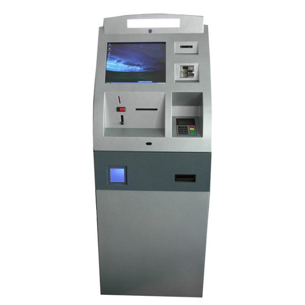 Self Service Kiosk With Smart Payout, Smart Hopper and Motion Senser for Human Service Payment