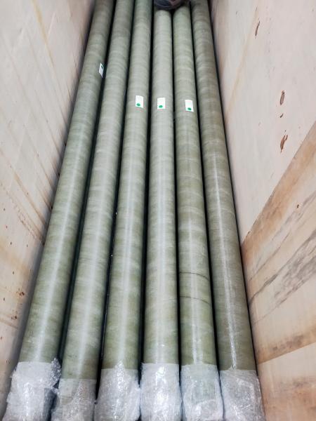 Industrial Grade GRP Pipe DN25 Fiberglass Line Pipe Low Maintenance
