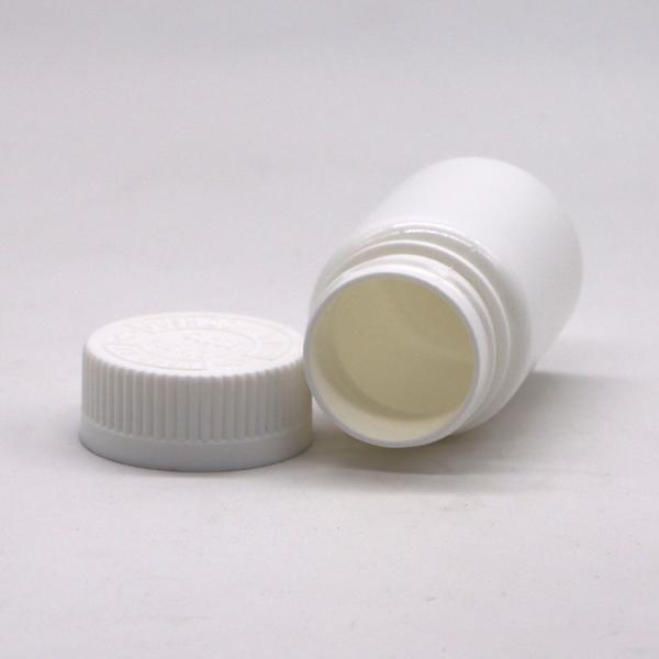 50mL PE Round Shape HDPE Plastic Bottle for Medicine Solid Tablet Capsule Storage