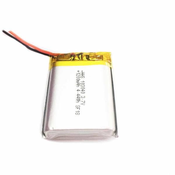 1C Discharge 3.7Volt  1200mAh Polymer Battery Pack PL103040
