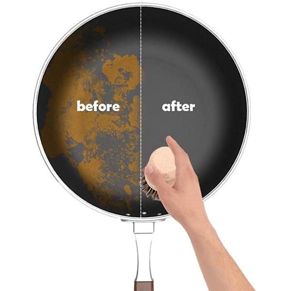 Портативное естественное бамбуковое блюдо 3.2inch Scrub гибкость набора щетки 2pcs большая