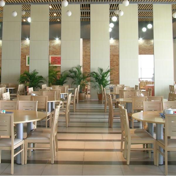 Decorative Movable Wooden Soundproof Partition Wall Panel Thickness 100mm