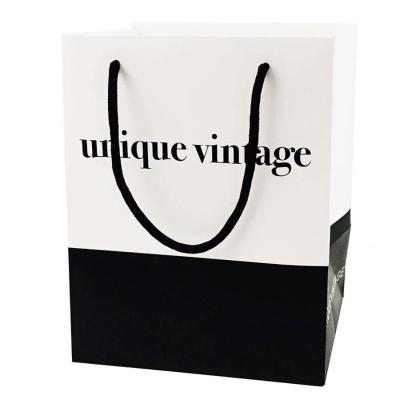 Impressão CMYK/PANTONE Cartão Kraft personalizado Euro Tote Saco de presente para roupas