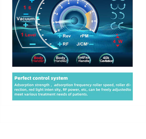 Máquina de la cavitación del vacío de 10MHZ 300W, máquina ultrasónica de la radiofrecuencia de la cavitación del vacío 40K