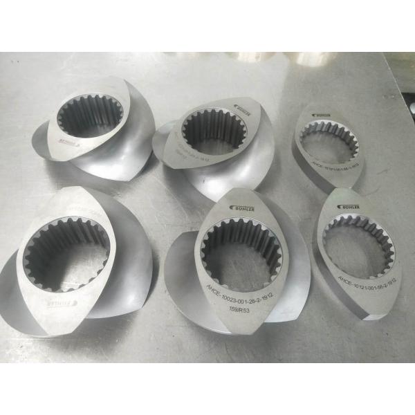 70MC Extruder Machine Parts Screw Element HIP Alloy Material SAM10 HRC 58-60