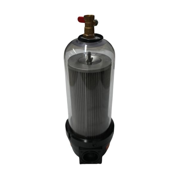 Assemblage de filtre à eau de type noix, sanitaires et accessoire de camion de balayage, métal résistant à la rouille, conception à libération rapide, filtration des particules fines, nettoyage de l'eau, performances durables