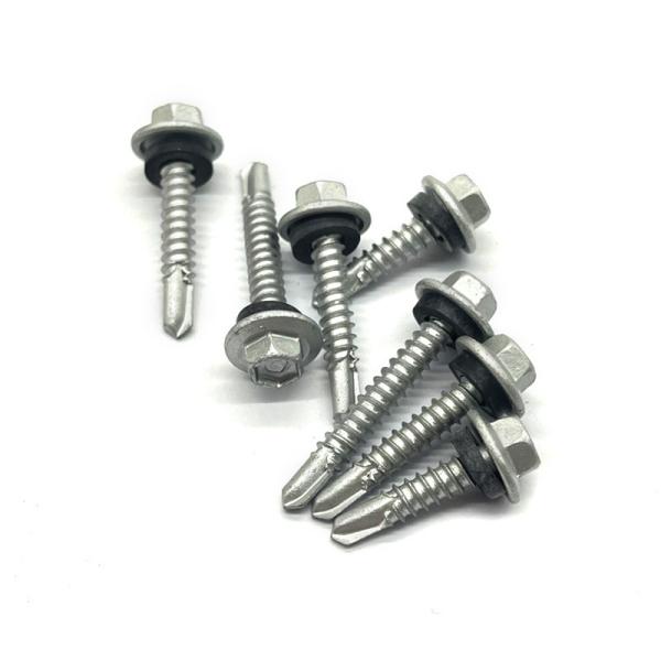 Self-Drilling Screws/Unslotted/Hex Washer Head/Steel/Zinc/Bon