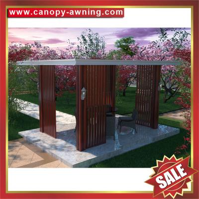 high quality outdoor garden park  Aluminium alu gazebo pavilion sunshade shelter awning canopy