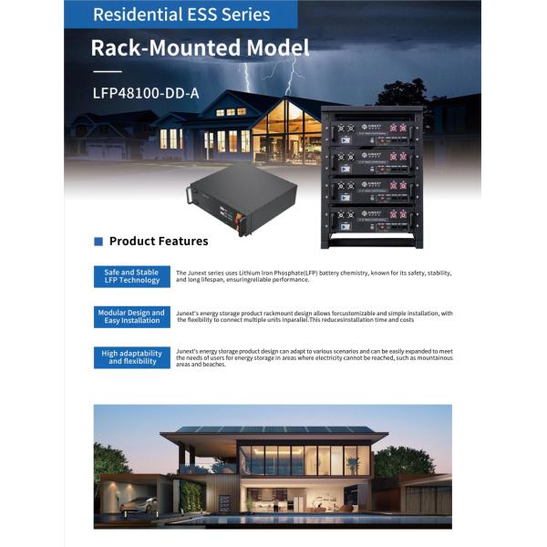 51.2V 48V Telecom Batteries Server Rack 6000+ Cycle  Longlife LiFePO4 Battery
