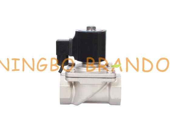 Sous la vanne électromagnétique d'acier inoxydable de fontaine d'eau 1 pouce arrosent la preuve IP68 220V 24V