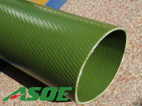 8×200Ft Layflat Oil Transfer Hose Anti Static Wire Designed Large Diameter