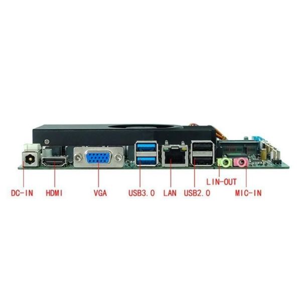 Hot Sale DDR4 I5-7500 3.8GHz Processor Core I5 H310 EDP 4K at 60Hz Display Output 1000M RJ45 Network Card mainboard with cpu